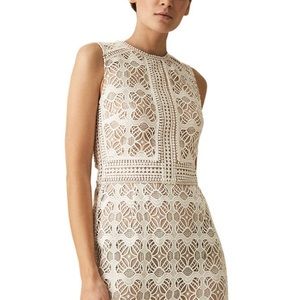 NWT - Reiss Coral Lace Dress